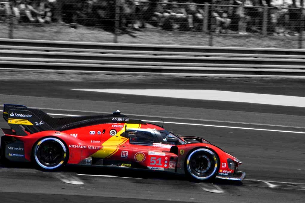 Ferrari 499P no51 24 Hours of Le Mans 2023 Photograph Print