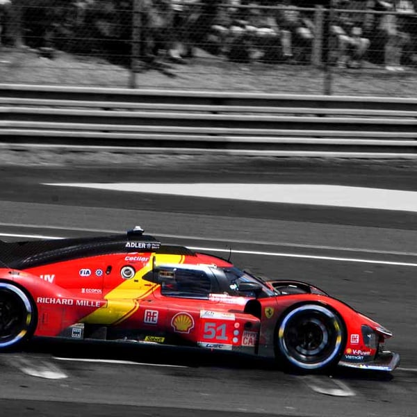 Ferrari 499P no51 24 Hours of Le Mans 2023 Photograph Print