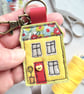Little House Applique Keyring - Image 5