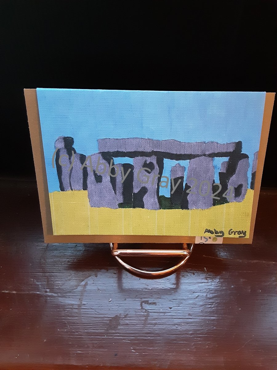 Stonehenge Greetings Card (Single)