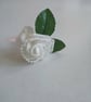 White buttonholes with pearl centre. - Image 5