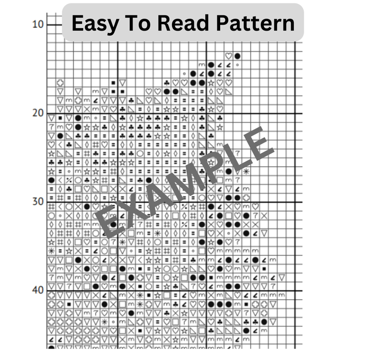 FLORAL RAINBOW Cross Stitch Pattern Cross S... Folksy