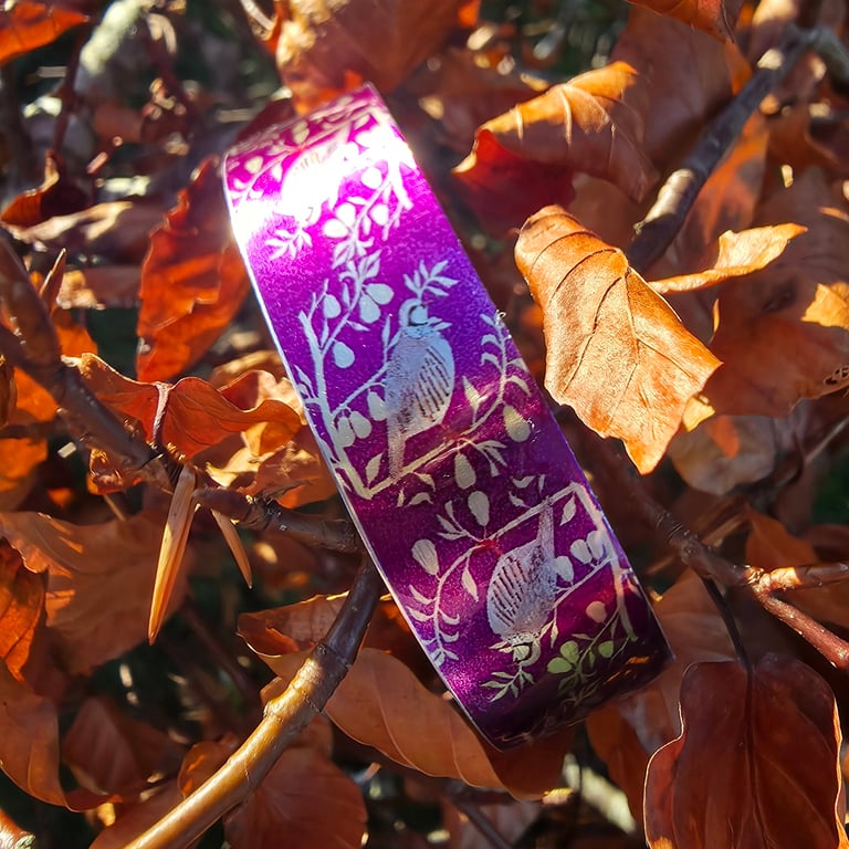 A Partridge in a Pear Tree Narrow Cuff 