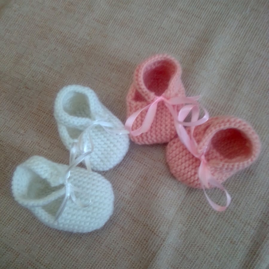 Hand Knitted Baby Shoes, Baby Shower Gifts, Knitted Shoes, Custom Make