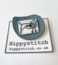 Button Brooch Featuring a Ceramic Dog Button - Various dogs - Image 3