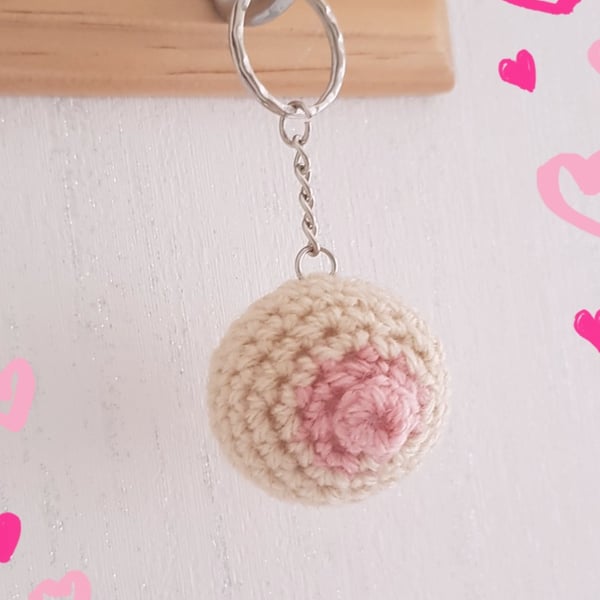Boob Keyring
