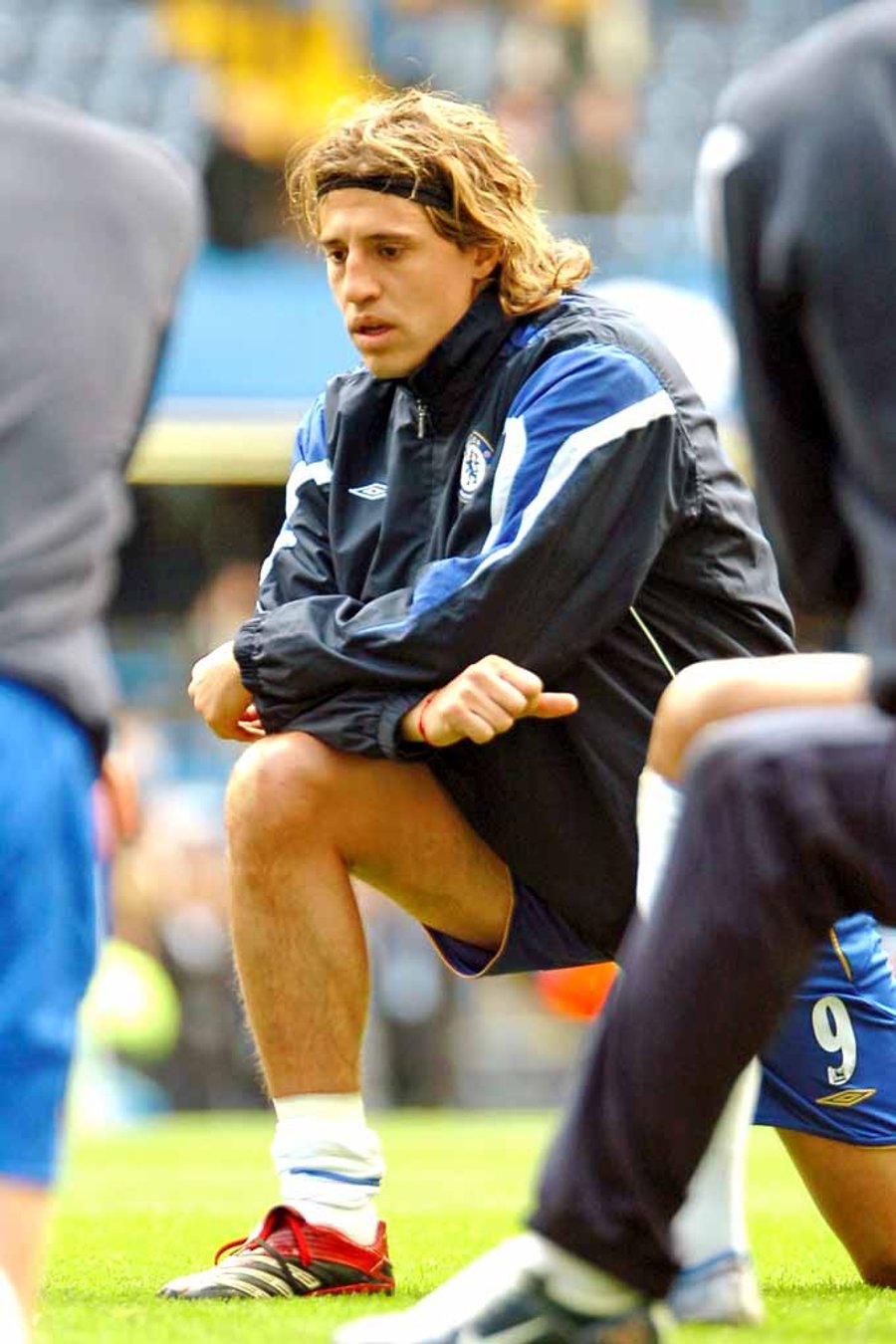 Hernan Crespo Playing For Chelsea FC Photograph Print