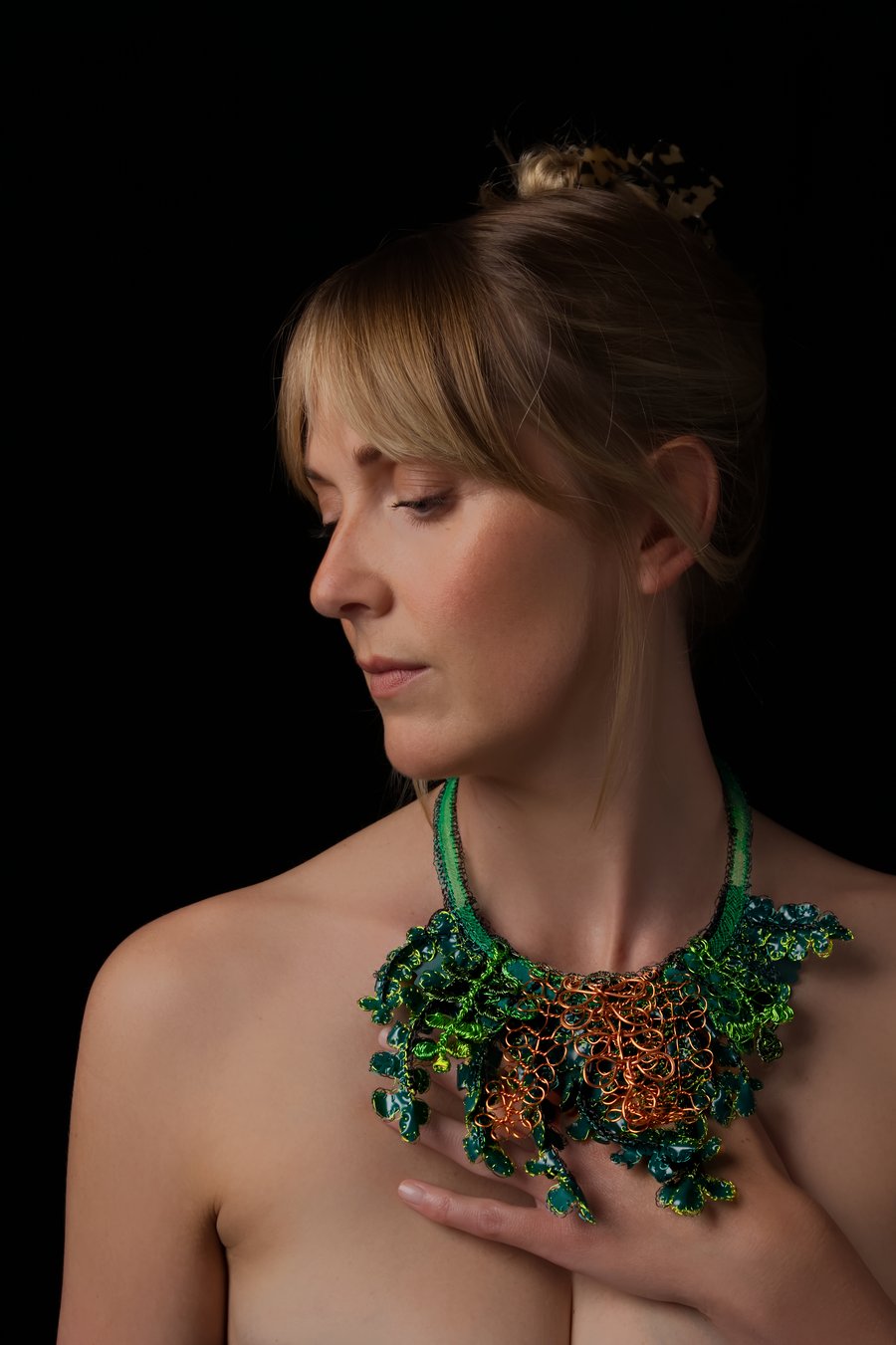 Maidenhair Spleenwort necklace