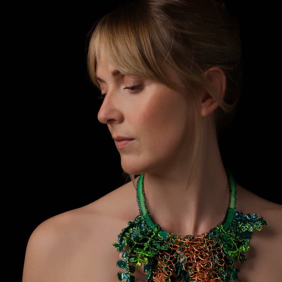 Maidenhair Spleenwort necklace