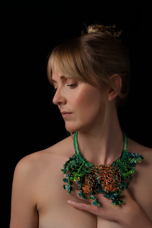 Maidenhair Spleenwort necklace