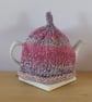 Knitted Tea Cosy and Crocheted Mug Cosy Set - Image 3