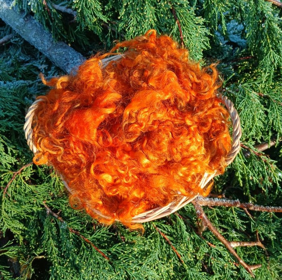 50g Orange Gotland Fleece