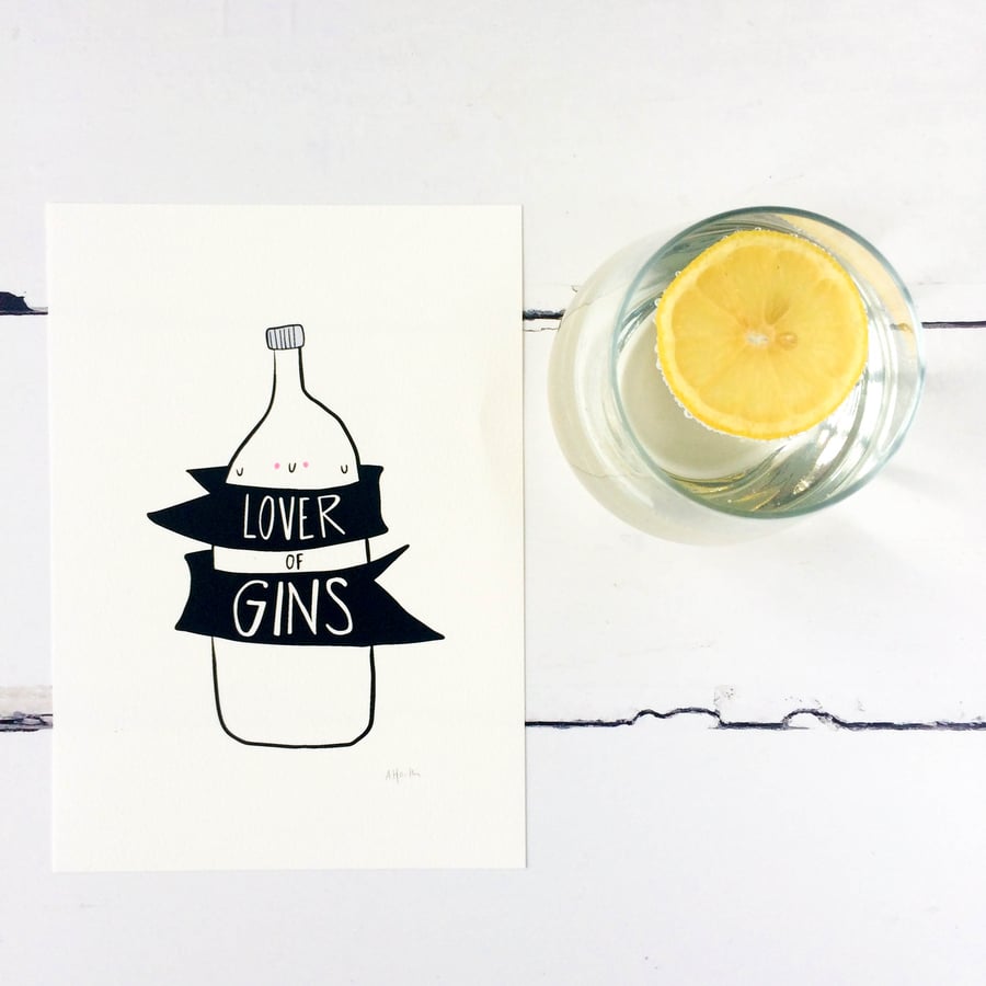 Lover of Gins Print