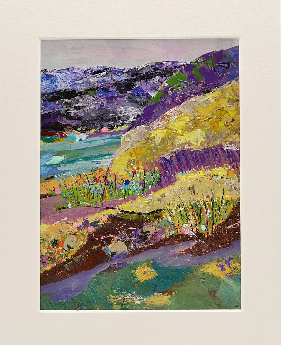 Modern Painting of Loch Morar, Scotland. 10 x 8 inches.