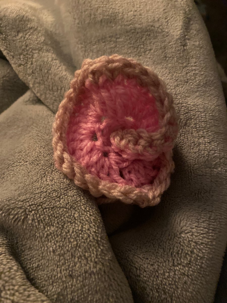 Mobius crocheted fidget toy