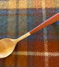 Birch Wood Serving Spoon with Hanger Hook and Red Handle - Image 2