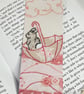 Bunny at Sea Laminated Bookmark with Ribbon - Image 5