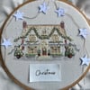 Yorkshire Christmas Cottage Embroidery Kit