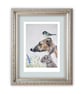 Whippet, Hare & bird fine art Print - Image 2