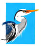 'Crags Heron' Lino Print  - Image 4