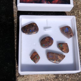 Boulder Opal Matrix loose stones polished 