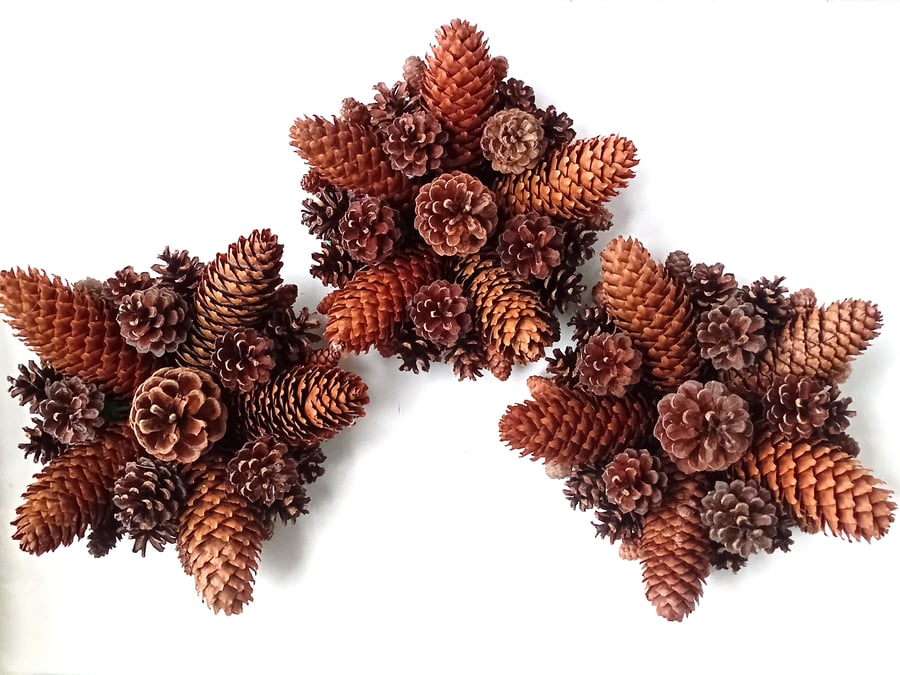 Christmas Table centrepiece, mini wreaths, 'Make It Yourself' KIT