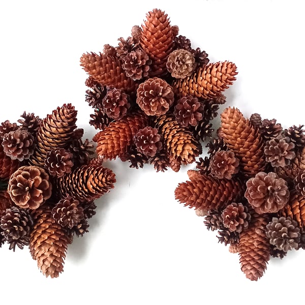 Christmas Table centrepiece, mini wreaths, 'Make It Yourself' KIT