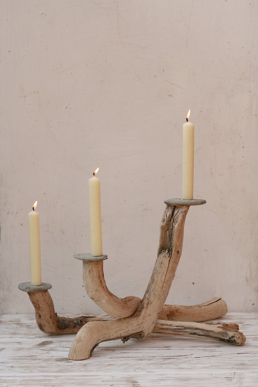 Driftwood Candle holder,Driftwood Candelabra,Driftwood candle stand,Table centre