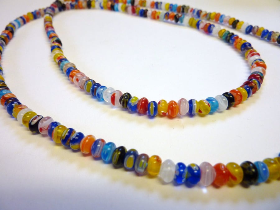 Millefiori Long Necklace
