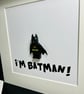 BATMAN - Framed Lego minifigure - comic art - Image 3