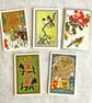Bargain stash of 25 vintage playing cards, paper ephemera, gift for crafters
