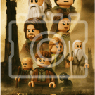 LORD OF THE RINGS: TWO TOWERS - LEGO-Inspired A4 Movie Poster - Ready to Frame