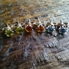 4mm sterling silver stud earrings