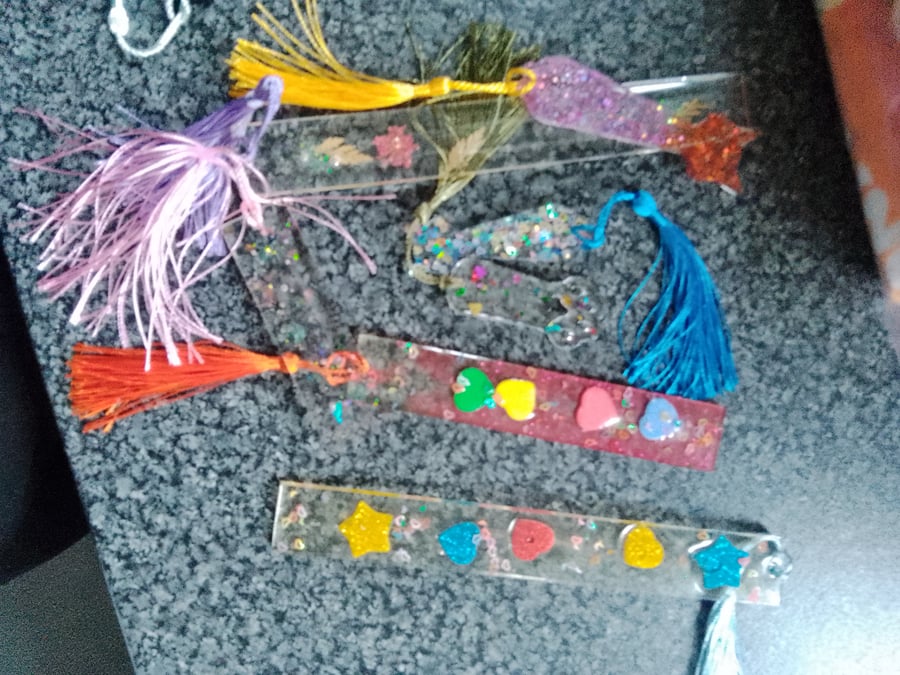 Handmade book marks 