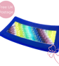 Fused Glass Tapestry Platter – Unique Handmade Decorative Glass Art - Image 1
