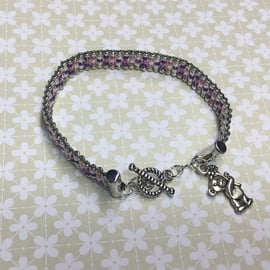 Beary Nice Seed Bead Loom Bracelet