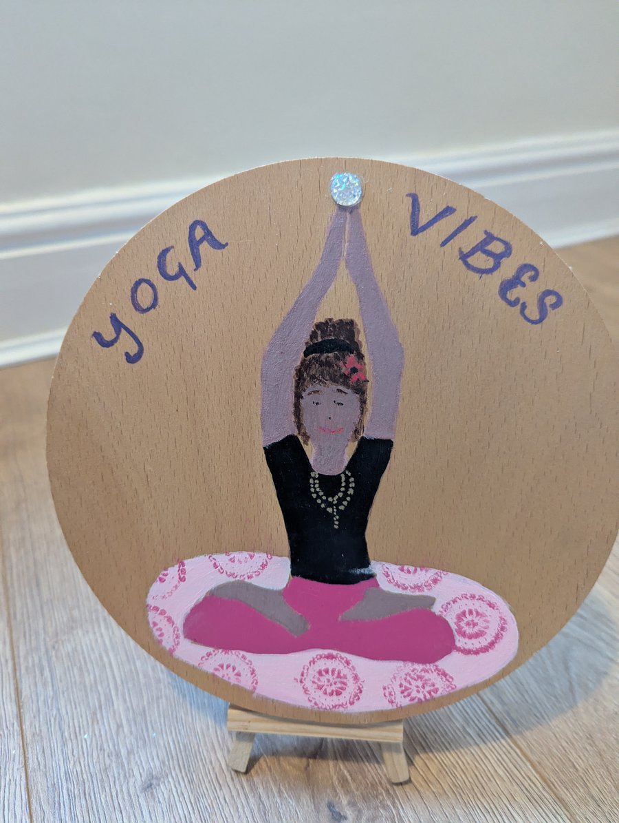 Yoga Pose Painting 