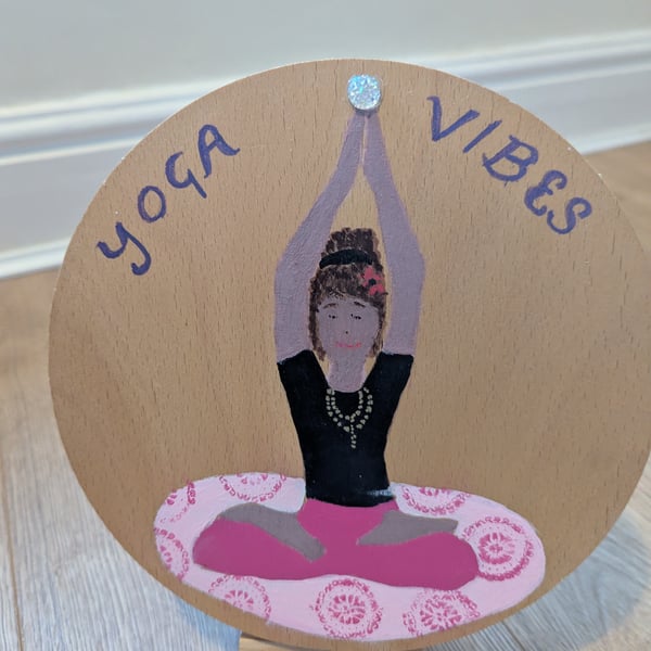 Yoga Pose Painting 