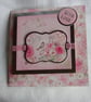 Handmade All Occasion Card, Birds with Pink Roses - Image 4
