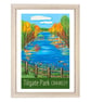 Crawley Tilgate Park travel poster print by Susie West - Image 1