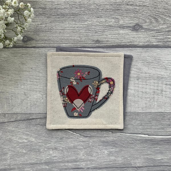 Coaster, fabric mug coaster