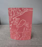 Into the Garden - blank floral greeting card with envelope 