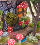 Bridge Cottage - Indoor Handmade Fairy House - Image 5