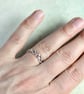 Silver Celtic Ring - Braid Ring 5mm - 3 Strand - Unisex - Silver Ring Braided - Image 4