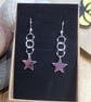 Silver Star Dangle Earrings  - Image 4