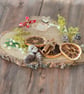Rustic Christmas Wall Hanging with Dried Orange, Cinnamon & Pinecones. - Image 4