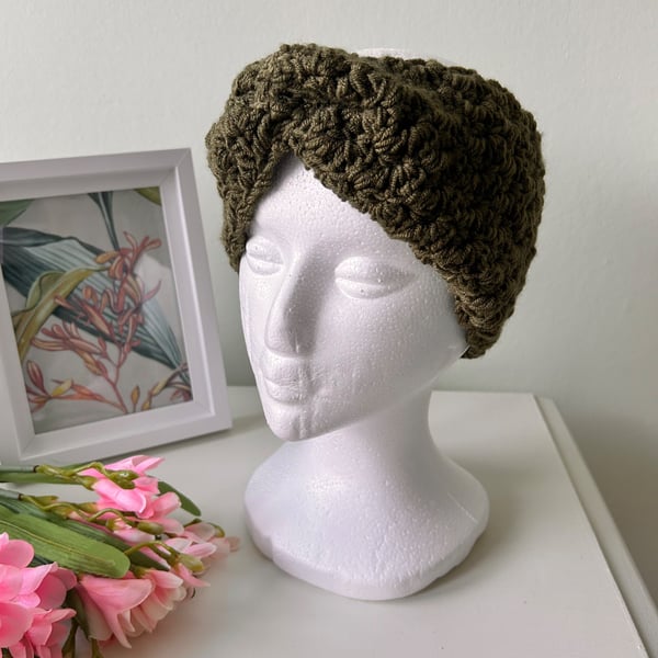 Cosy Crochet Twist Headband
