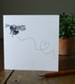 Bumble Bee Greetings Card - mothers day, bee lover, gardener card - Image 6