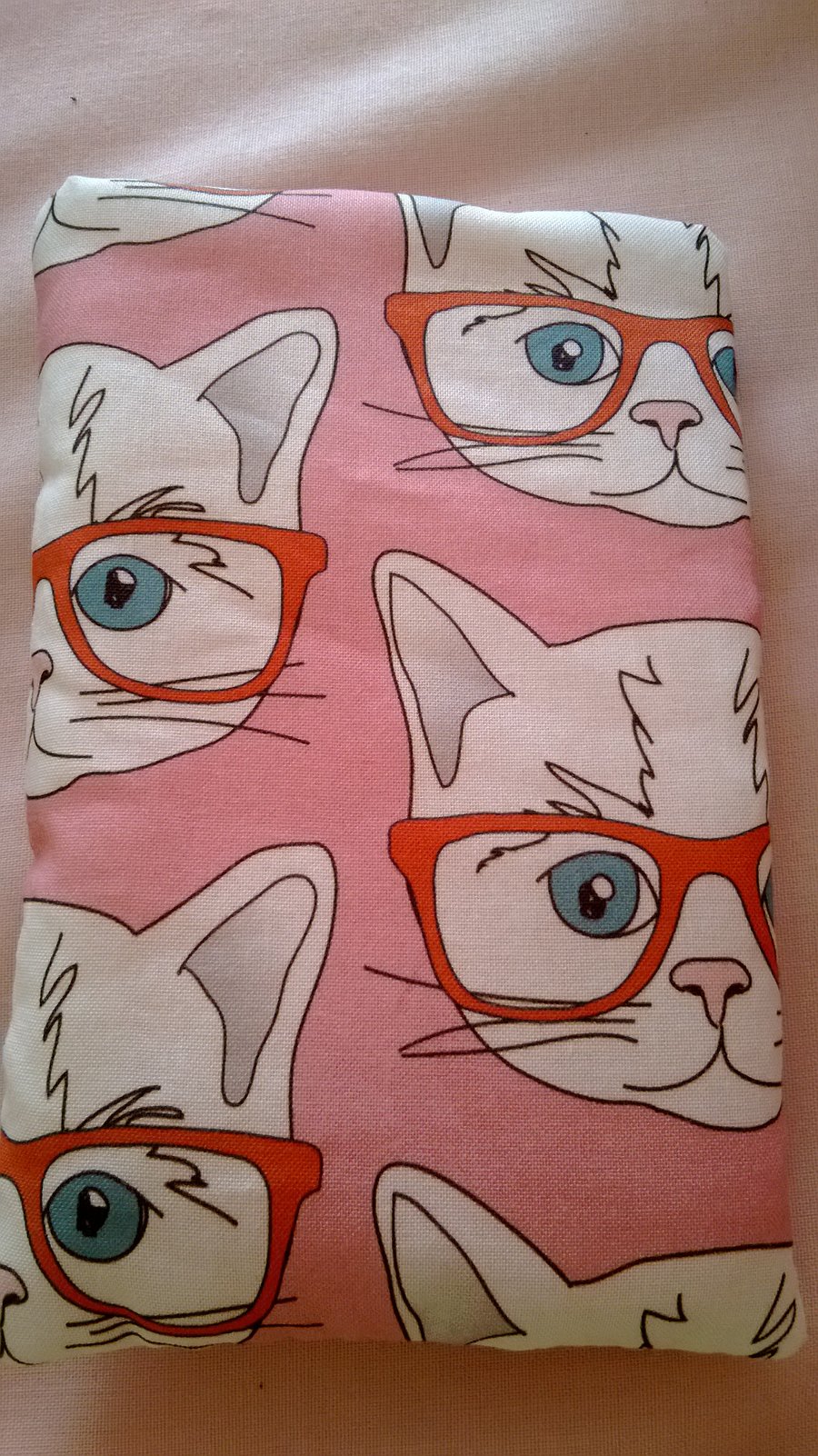Studious Kitty Fabric Glasses Case