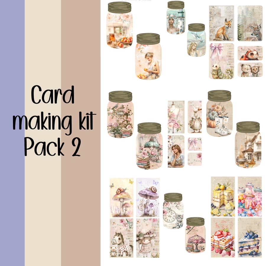 Card Making Kit Pack 2 Digital Download